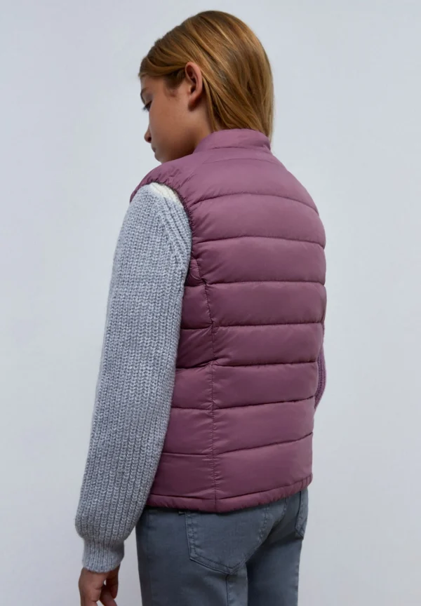 scalperscompany Chaleco Acolchado Calavera-Niños Abrigos Y Chaquetas