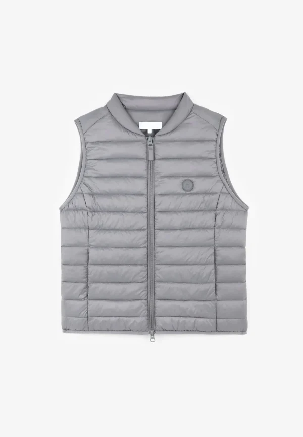 scalperscompany Chaleco Acolchado Calavera-Mujer Abrigos Y Chaquetas