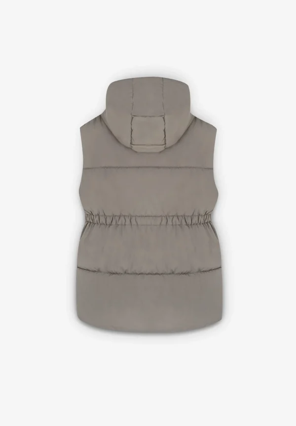 scalperscompany Chaleco Acolchado Capucha-Mujer Abrigos Y Chaquetas