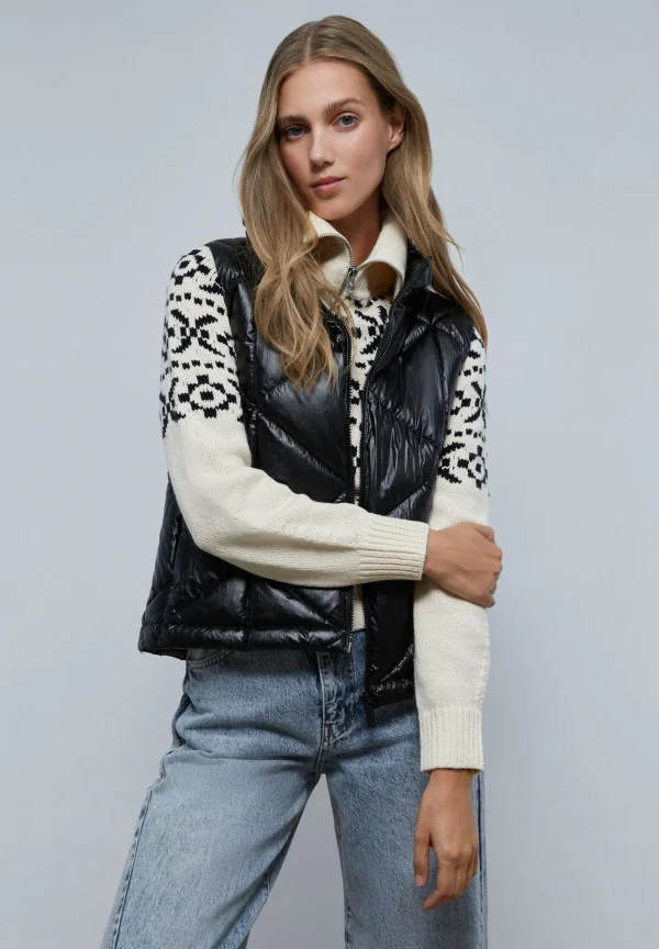 scalperscompany Chaleco Acolchado Cuello Subido-Mujer Abrigos Y Chaquetas