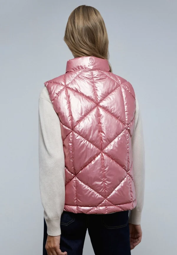 scalperscompany Chaleco Acolchado Cuello Subido-Mujer Abrigos Y Chaquetas
