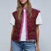 scalperscompany Chaleco Acolchado Detalles Contraste-Mujer Abrigos Y Chaquetas