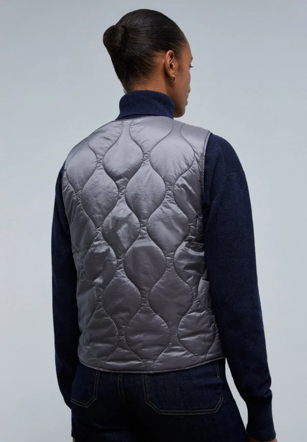 scalperscompany Chaleco Acolchado Ligero-Mujer Abrigos Y Chaquetas