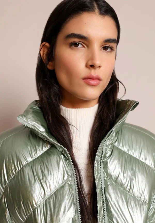 scalperscompany Chaleco Acolchado Metalizado Adrenaline-Mujer Ropa Deportiva