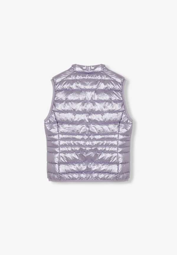 scalperscompany Chaleco Acolchado Metalizado-Niños Abrigos Y Chaquetas