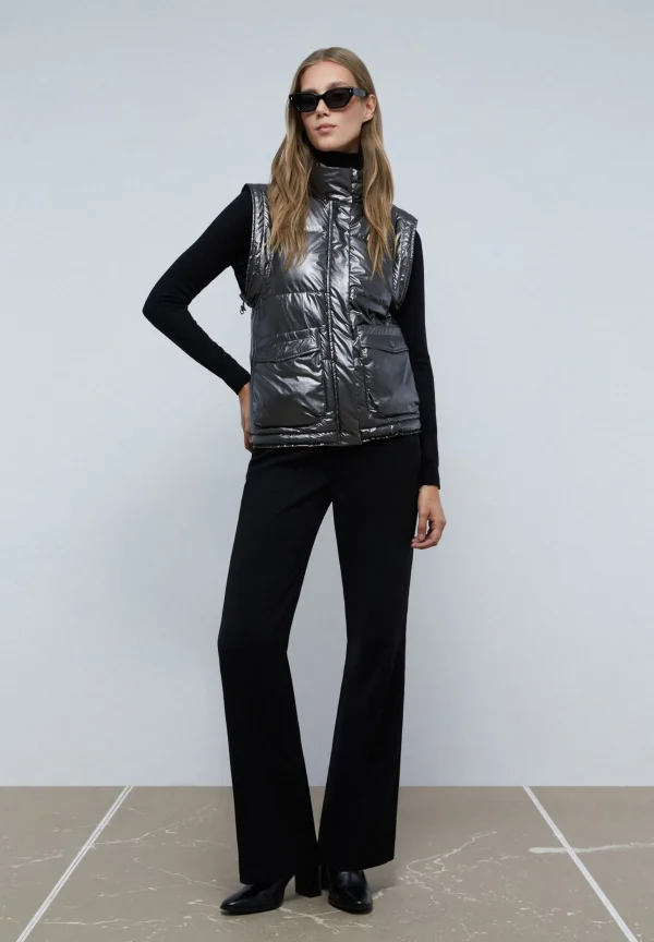 scalperscompany Chaleco Acolchado Metalizado-Mujer Abrigos Y Chaquetas