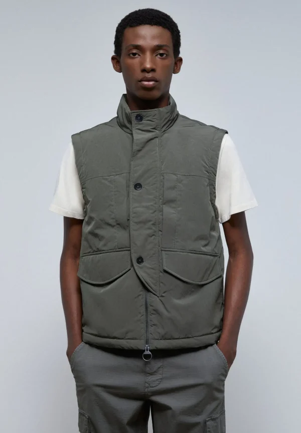scalperscompany Chaleco Ligero Bolsillos-Hombre Acolchados