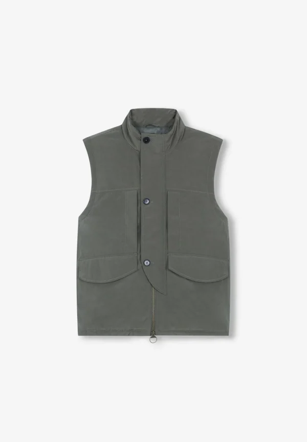 scalperscompany Chaleco Ligero Bolsillos-Hombre Acolchados