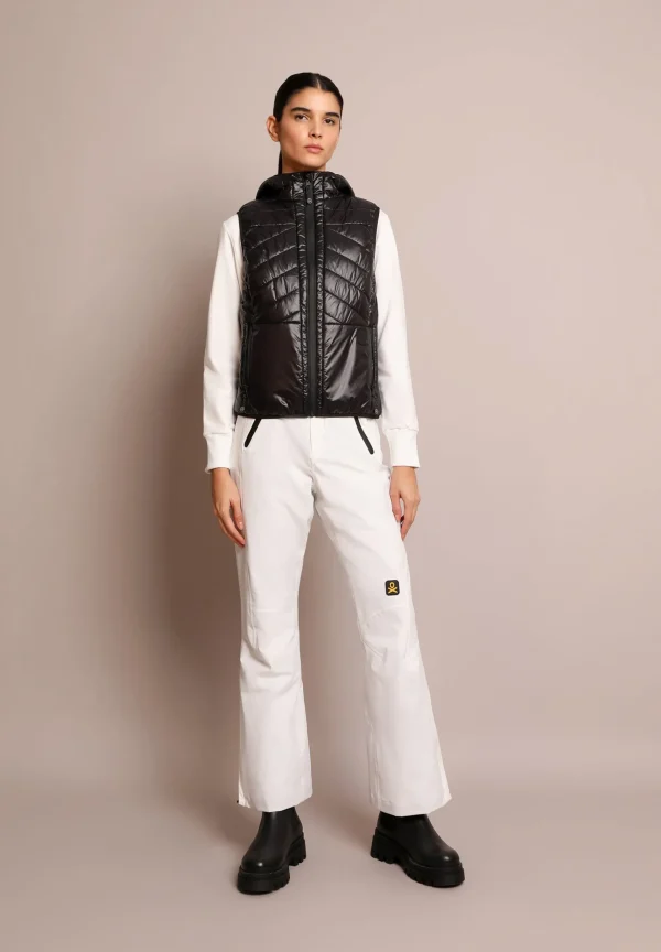 scalperscompany Chaleco Metalizado Capucha Adrenaline-Mujer Ropa Deportiva