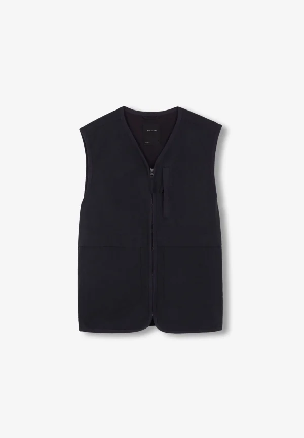 scalperscompany Chaleco Premium Bolsillo Cremallera-Hombre Abrigos Y Chaquetas