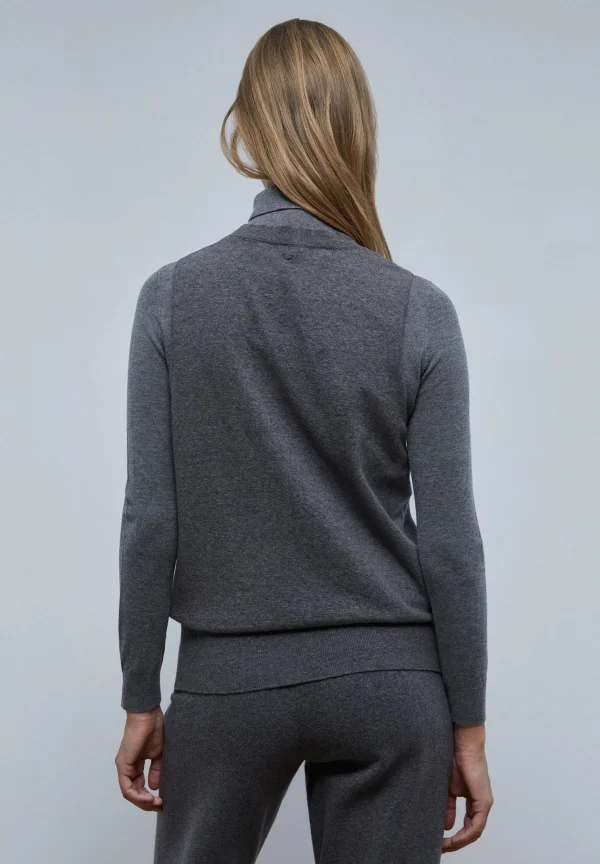 scalperscompany Chaleco Punto Botones-Mujer Punto