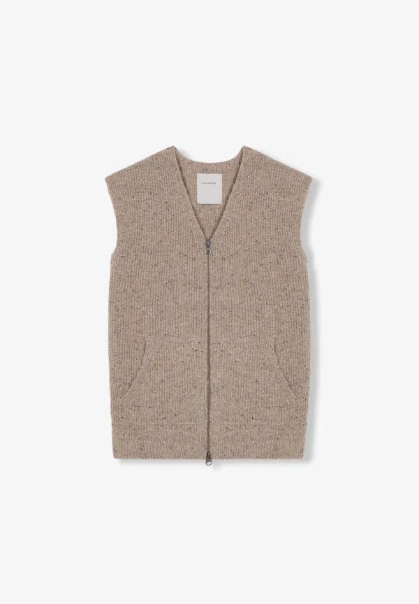 scalperscompany Chaleco Punto Cremallera-Hombre Jerséis Y Cárdigans