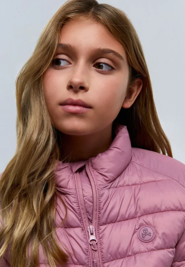 scalperscompany Chaqueta Acolchada Calavera-Niños Abrigos Y Chaquetas
