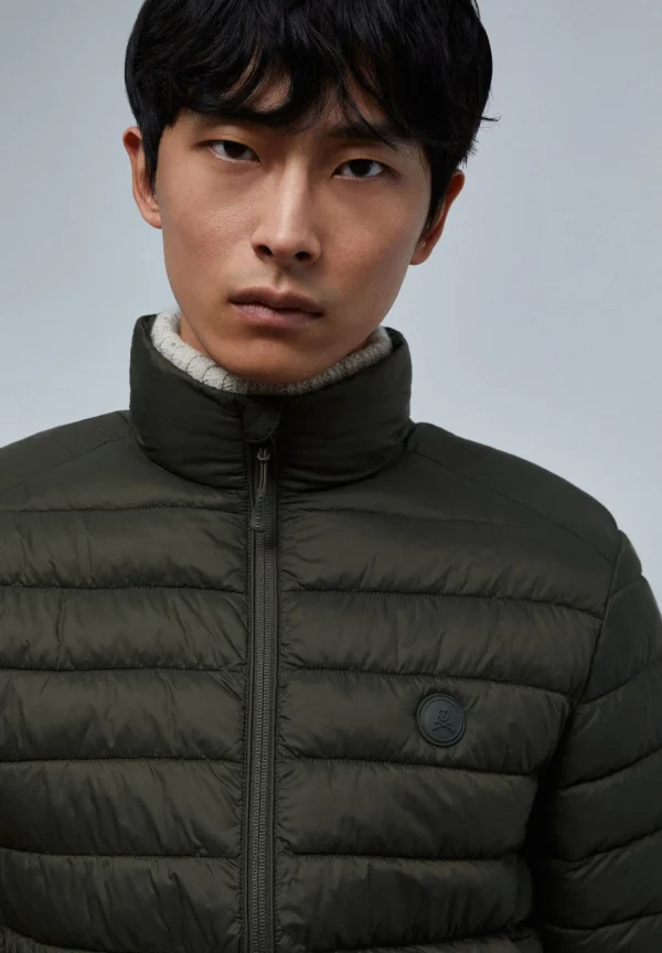 scalperscompany Chaqueta Acolchada Calavera-Hombre Acolchados