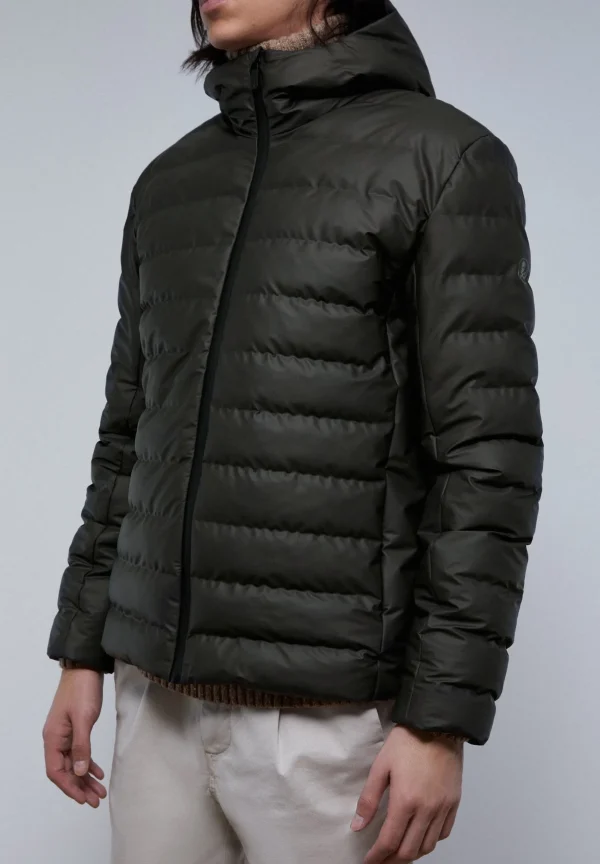 scalperscompany Chaqueta Acolchada Capucha-Hombre Acolchados