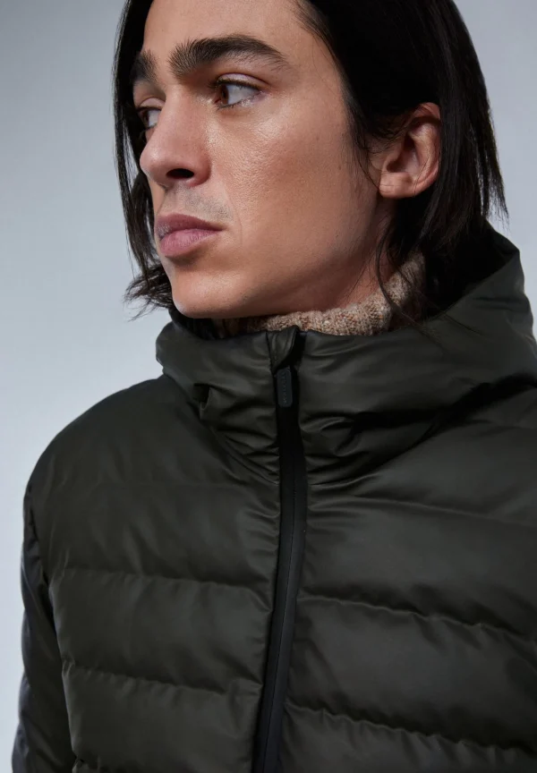 scalperscompany Chaqueta Acolchada Capucha-Hombre Acolchados