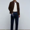 scalperscompany Chaqueta Ante-Hombre Abrigos Y Chaquetas