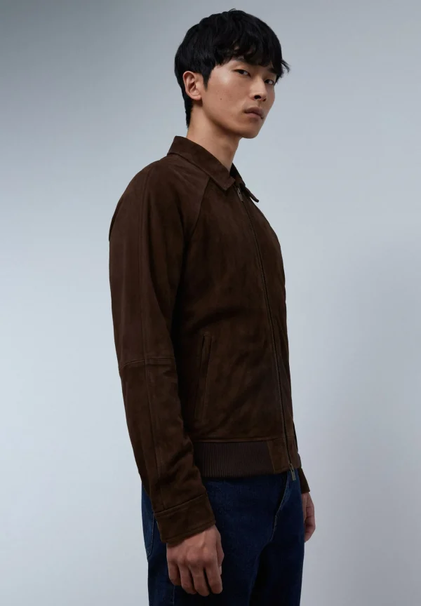scalperscompany Chaqueta Ante-Hombre Abrigos Y Chaquetas