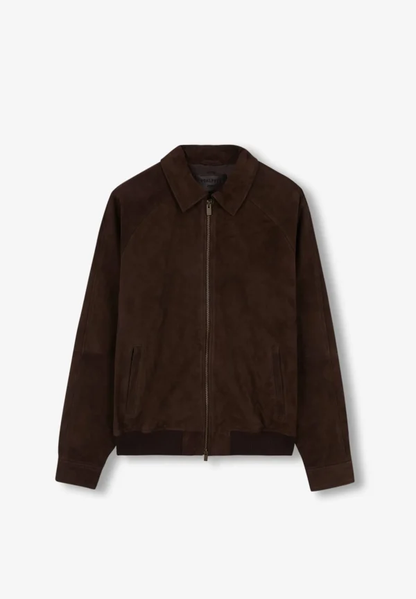 scalperscompany Chaqueta Ante-Hombre Abrigos Y Chaquetas