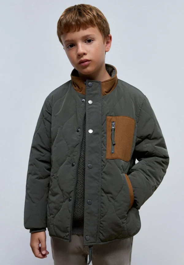 scalperscompany Chaqueta Bolsillo Contraste-Niños Abrigos Y Chaquetas