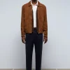 scalperscompany Chaqueta Bomber Piel-Hombre Abrigos Y Chaquetas