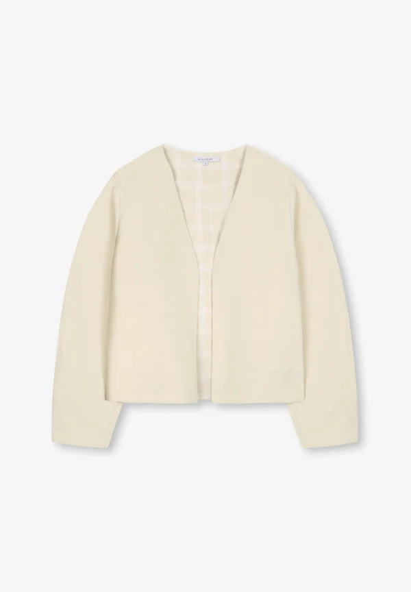 scalperscompany Chaqueta Lana Cuadros Reversible-Mujer Abrigos Y Chaquetas