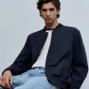 scalperscompany Chaqueta Tecnica Bomber-Hombre Abrigos Y Chaquetas