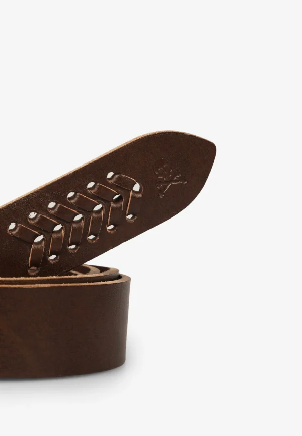 scalperscompany Cinturon Piel Detalles Troquelados-Hombre Cinturones Y Tirantes