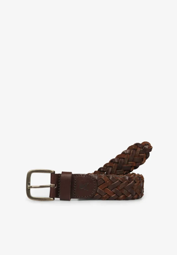 scalperscompany Cinturon Piel Trenzado-Hombre Cinturones Y Tirantes