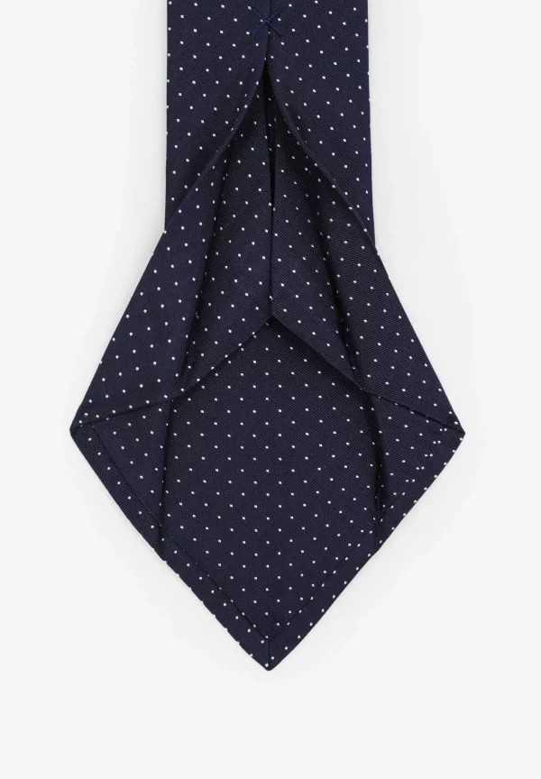 scalperscompany Corbata 7 Pliegues Puntos-Hombre Corbatas