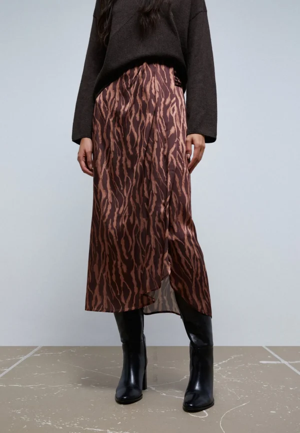 scalperscompany Falda Frunce Cebra-Mujer Coleccion