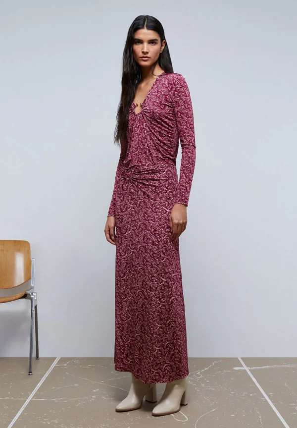 scalperscompany Falda Midi Detalle Cintura-Mujer Total Look
