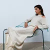 scalperscompany Falda Midi Punto Bajo Asimetrico-Mujer Total Look