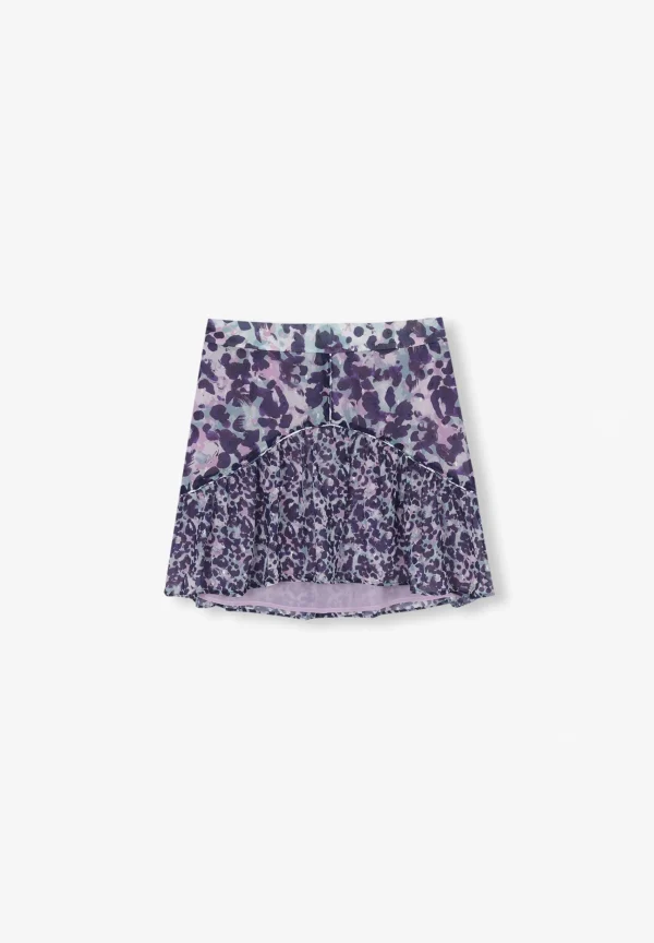 scalperscompany Falda Mini Animal Print-Mujer Total Look