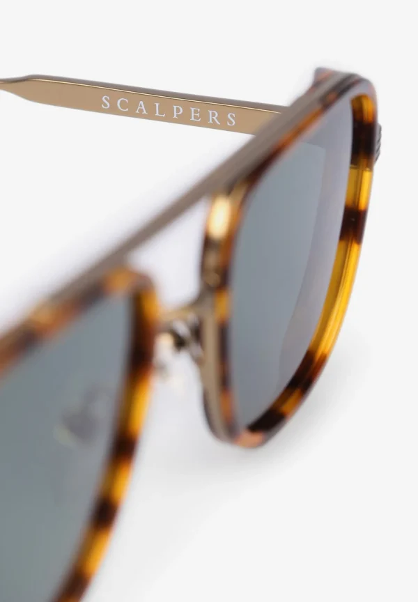 scalperscompany Gafas De Sol Metalicas-Hombre Gafas