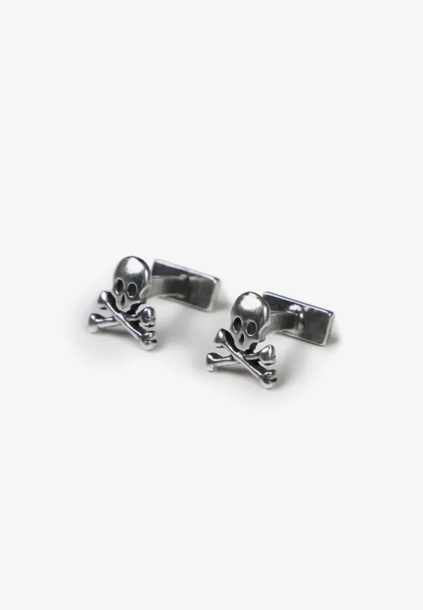 scalperscompany Gemelos Calaveras Plateados-Hombre Gemelos