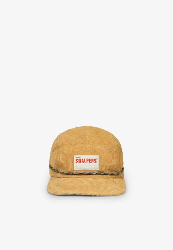 scalperscompany Gorra Cinco Paneles Etiqueta-Hombre Gorras