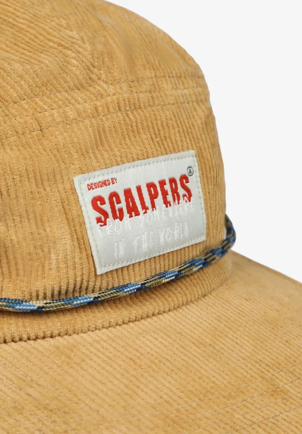 scalperscompany Gorra Cinco Paneles Etiqueta-Hombre Gorras