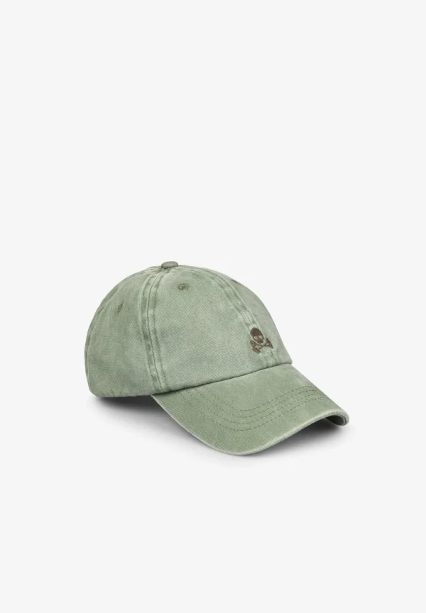 scalperscompany Gorra Lavada Calavera-Niños Gorras Y Gorros