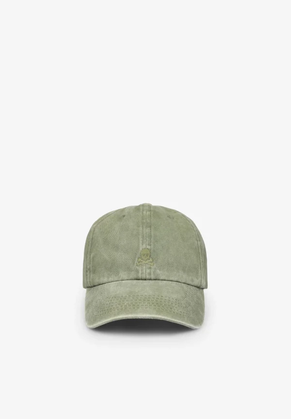 scalperscompany Gorra Lavada Calavera-Hombre Gorras