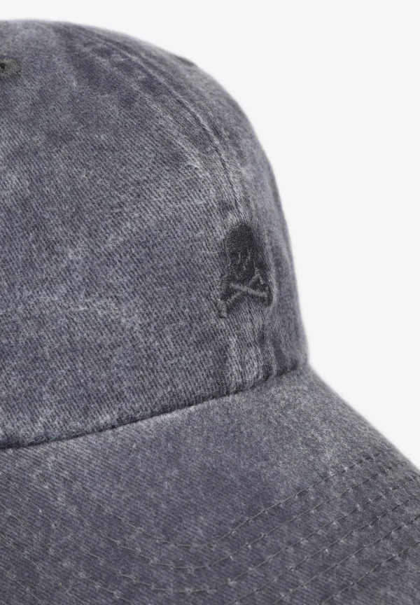 scalperscompany Gorra Lavada Calavera-Hombre Gorras
