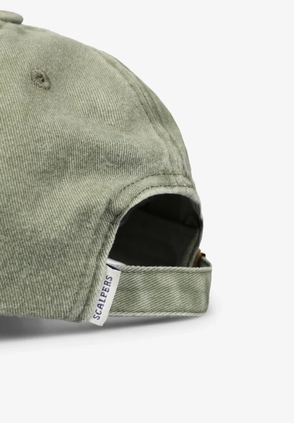 scalperscompany Gorra Lavada Calavera-Hombre Gorras