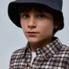 scalperscompany Gorro Bucket Canvas Parche-Niños Gorras Y Gorros