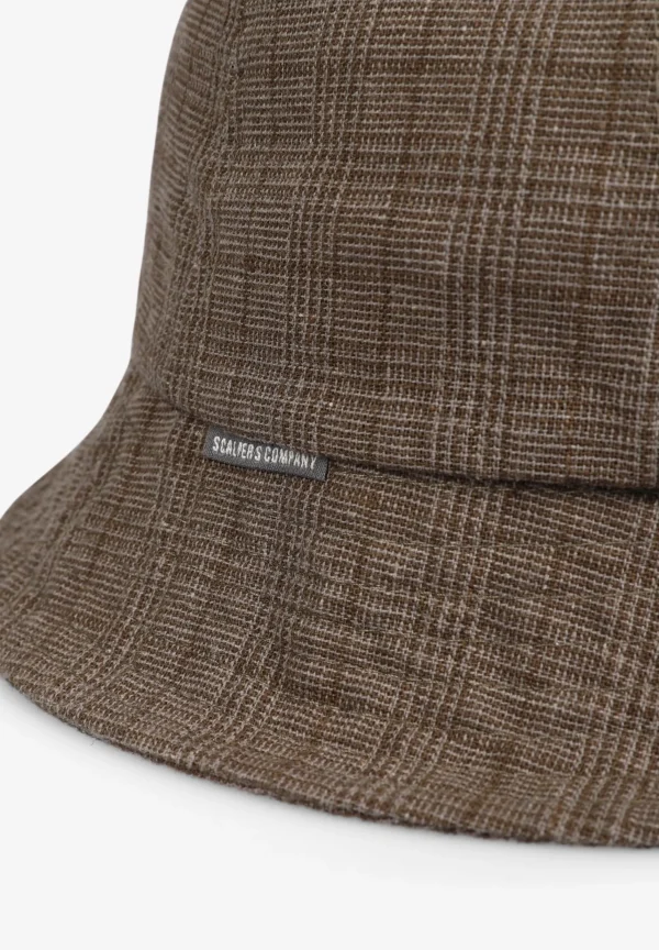 scalperscompany Gorro Bucket Cuadros-Hombre Gorros Y Guantes
