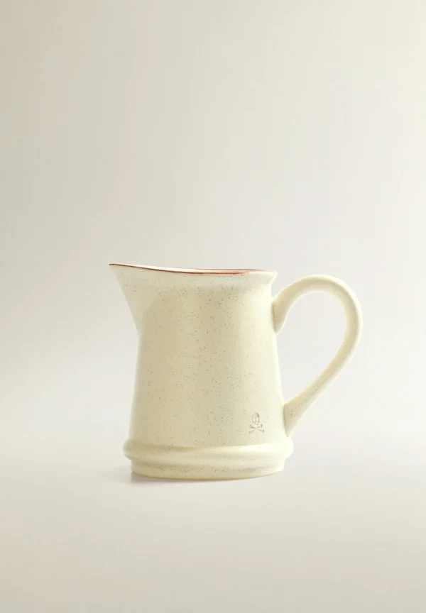 scalperscompany Jarra Leche Ceramica Detalle Filo-Home Vajilla