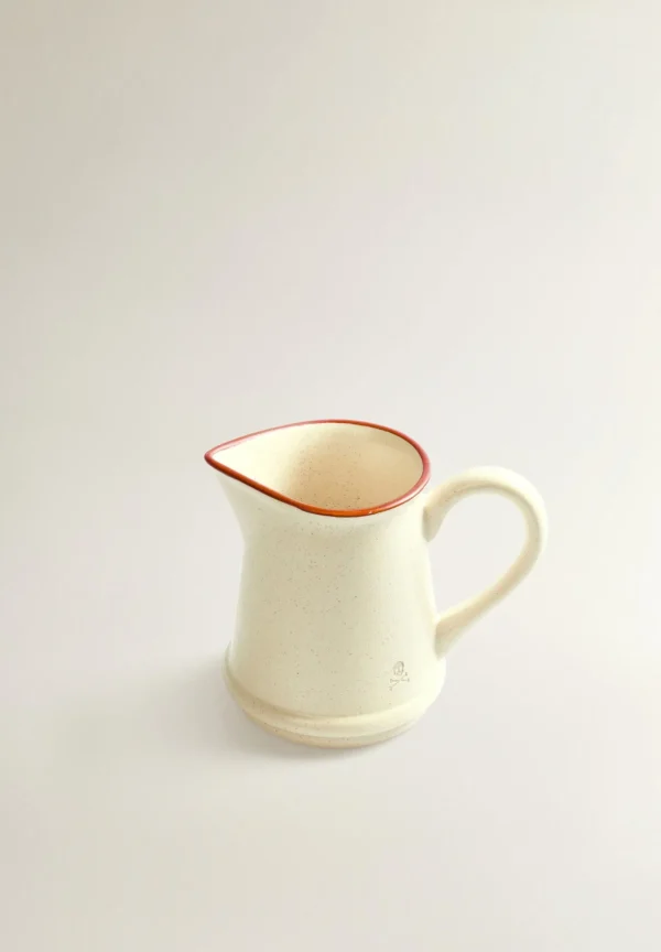 scalperscompany Jarra Leche Ceramica Detalle Filo-Home Vajilla