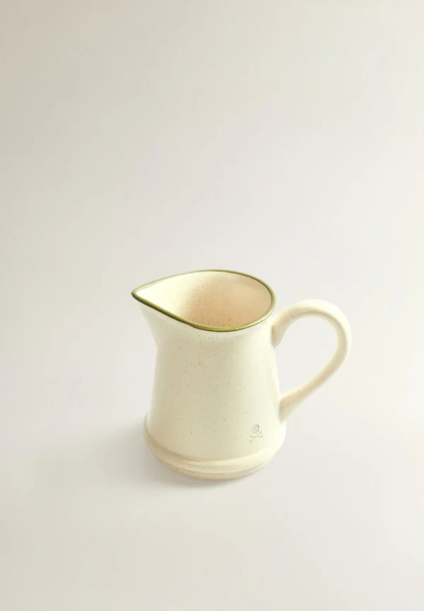 scalperscompany Jarra Leche Ceramica Detalle Filo-Home Vajilla