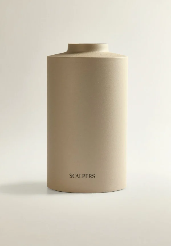 scalperscompany Jarron Decorativo Metal Alto-Home Jarrones