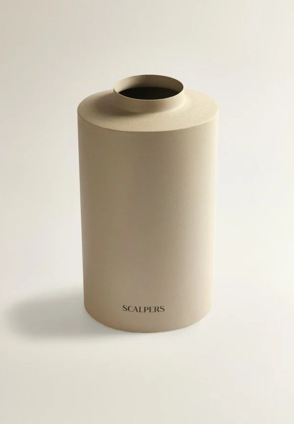 scalperscompany Jarron Decorativo Metal Alto-Home Jarrones