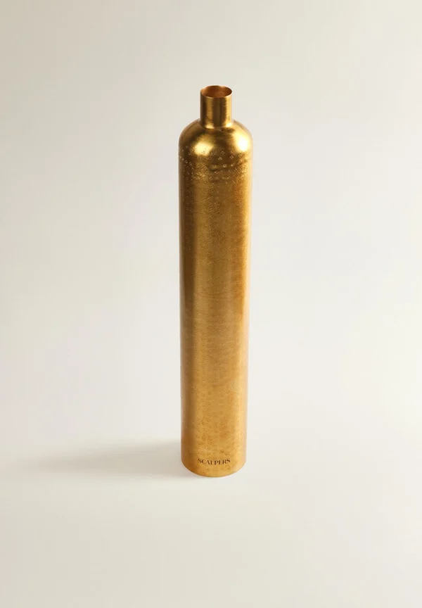 scalperscompany Jarron Decorativo Metal Dorado-Home Jarrones